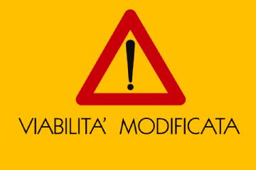 Cartello di Viabilità Modificata